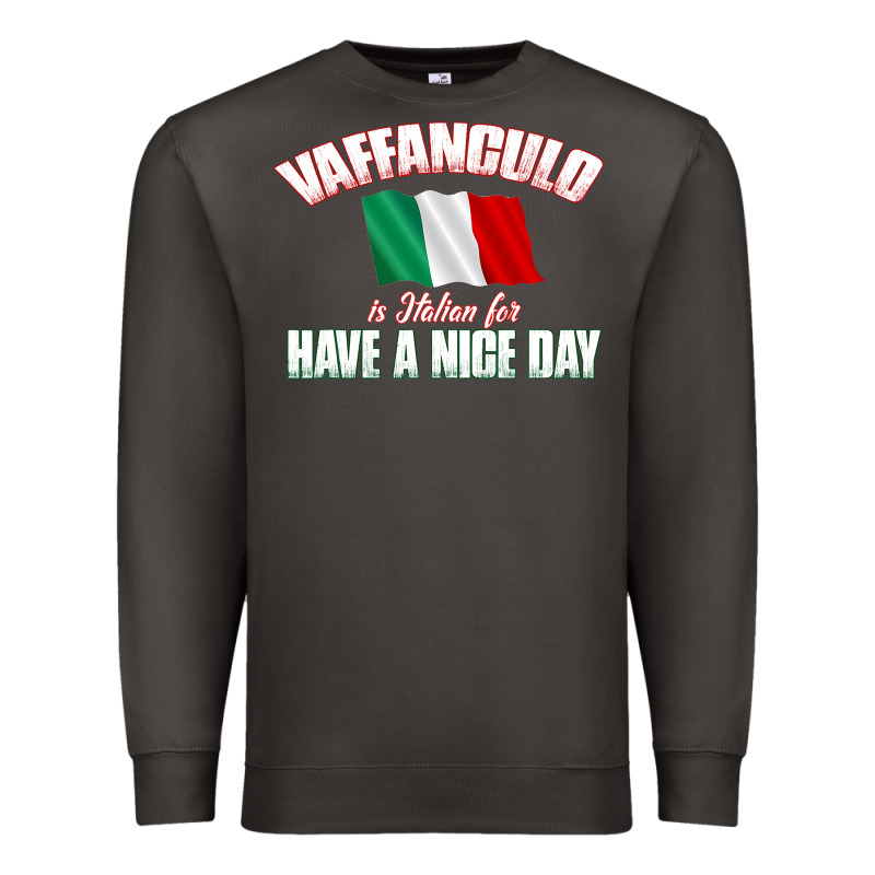 Vaffanculo Have A Nice Day  Funny Italian Premium Sweatshirt by longCreatives | Teevron