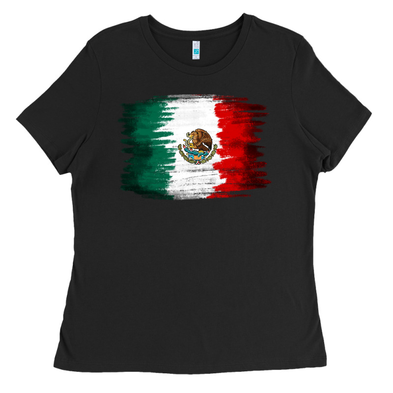 Mexican Flag Ladies Tee by NancyCooperArtShop | Teevron