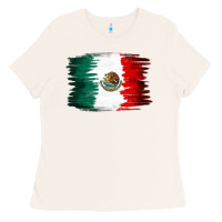 Bone Mexican flag Ladies Tee - NancyCooperArtShop