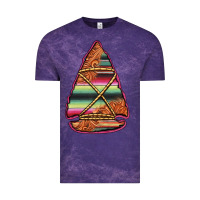 Cloud Purple serape tooled leather arrowhead Vintage Tee - Jasminsmagicworld