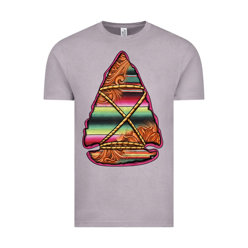 Serape Tooled Leather Arrowhead Vintage Tee by Jasminsmagicworld | Teevron