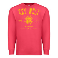 Cardinal key west florida vintage distressed style design souvenir Premium Sweatshirt - longCreatives