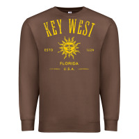Chestnut key west florida vintage distressed style design souvenir Premium Sweatshirt - longCreatives