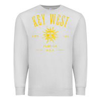 Dove Grey key west florida vintage distressed style design souvenir Premium Sweatshirt - longCreatives