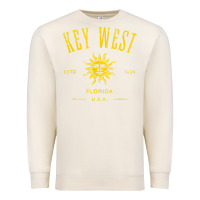Sandshell key west florida vintage distressed style design souvenir Premium Sweatshirt - longCreatives