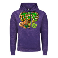 Cloud Purple Lucky heart St. Patrick's Day Vintage Hoodie - CowGirlArtShop