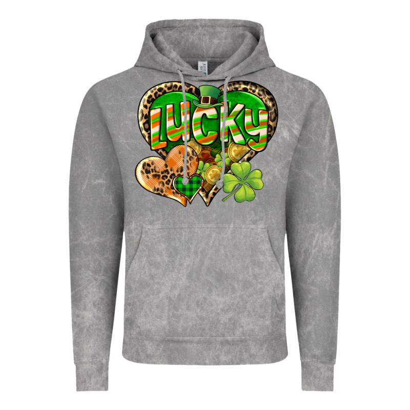 Lucky Heart St. Patrick's Day Vintage Hoodie by CowGirlArtShop | Teevron