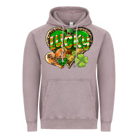 Vintage Zinc Lucky heart St. Patrick's Day Vintage Hoodie - CowGirlArtShop