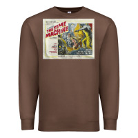 Chestnut The Time Machine, Time Travel, Retro Movie Poster, Cult Classic, Futur Premium Sweatshirt - longCreatives