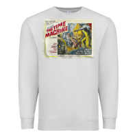 Dove Grey The Time Machine, Time Travel, Retro Movie Poster, Cult Classic, Futur Premium Sweatshirt - longCreatives