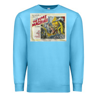 Ocean Blue The Time Machine, Time Travel, Retro Movie Poster, Cult Classic, Futur Premium Sweatshirt - longCreatives