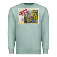 Seafoam The Time Machine, Time Travel, Retro Movie Poster, Cult Classic, Futur Premium Sweatshirt - longCreatives