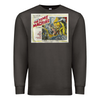 Smoke The Time Machine, Time Travel, Retro Movie Poster, Cult Classic, Futur Premium Sweatshirt - longCreatives