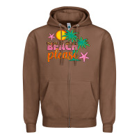 Chestnut beach please Zipper Hoodie - Artiststas