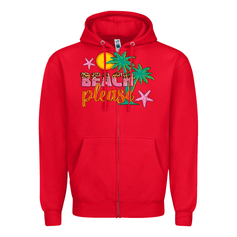 Beach Please Zipper Hoodie by Artiststas | Teevron