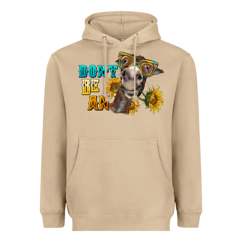 Don't Be An Ass Donkey Heavyweight Hoodie by BarkalooDesign | Teevron