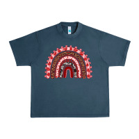 Midnight Navy valentines day rainbow Urban Heavy Tee - RanaPortraitStore