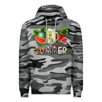 Slate Camo Sweet Sweet Summer Premium Hoodie - CowhideDigitalArt