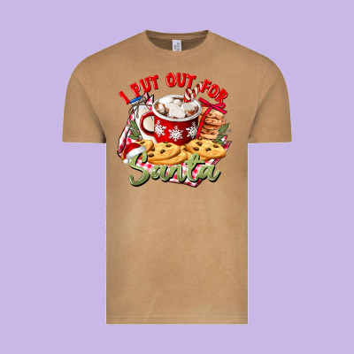 I Put Out For Santa Vintage Tee Designed By Cowgirlartshop