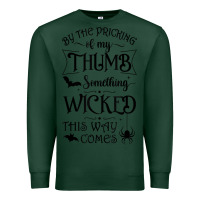 Sports Green something wicked this way comes witchcraft halloween 2021 t shirt Premium Sweatshirt - longCreatives