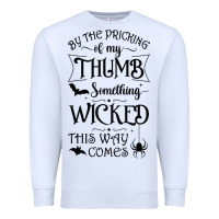 White something wicked this way comes witchcraft halloween 2021 t shirt Premium Sweatshirt - longCreatives