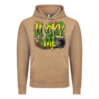 Vintage Coffee lucky me st. patricks day Vintage Hoodie - HowdyJamesFarm