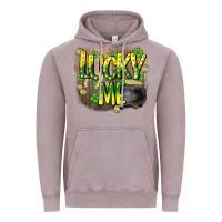 Vintage Zinc lucky me st. patricks day Vintage Hoodie - HowdyJamesFarm