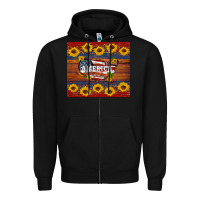 Black usa map Zipper Hoodie - Artiststas