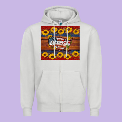 Usa Map Zipper Hoodie Designed By Artiststas