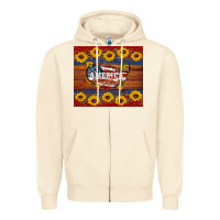 Sandshell usa map Zipper Hoodie - Artiststas
