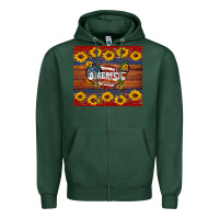 Sports Green usa map Zipper Hoodie - Artiststas