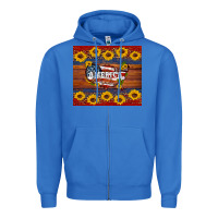 True Royal usa map Zipper Hoodie - Artiststas
