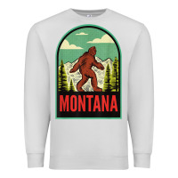 Dove Grey montana vintage bigfoot travel Premium Sweatshirt - longCreatives