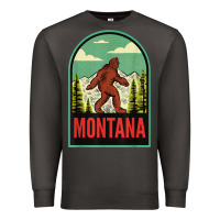 Smoke montana vintage bigfoot travel Premium Sweatshirt - longCreatives