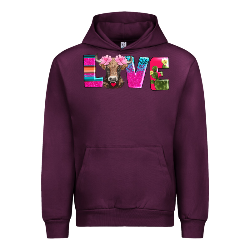 Love With Braunvieh Cow Urban Hoodie by AdoDesignShop | Teevron