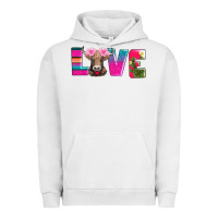 Pigment Lunar Rock love with braunvieh cow Urban Hoodie - AdoDesignShop