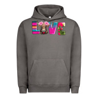 Pigment Tornado love with braunvieh cow Urban Hoodie - AdoDesignShop
