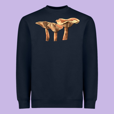 Lactarius Rufus Mushroom Heavyweight Sweatshirt Designed By Lillyallendesigns
