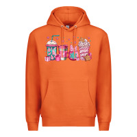 Carrot pink Christmas coffee Premium Hoodie - Jasminsmagicworld