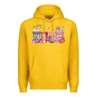Lemon pink Christmas coffee Premium Hoodie - Jasminsmagicworld