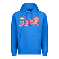 True Royal pink Christmas coffee Premium Hoodie - Jasminsmagicworld