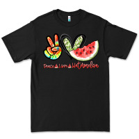 Black Peace love watermelon Premium Tee - NancyCooperArtShop