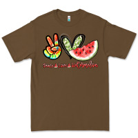 Cacao Peace love watermelon Premium Tee - NancyCooperArtShop