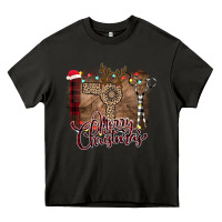 Asphalt Merry Christmas Hairdresser Heavy Core Tee - Bettercallsaul