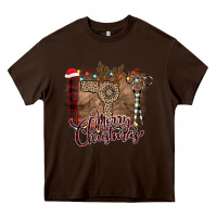 Merry Christmas Hairdresser Heavy Core Tee | Teevron
