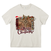 Cream Merry Christmas Hairdresser Heavy Core Tee - Bettercallsaul