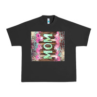 Pigment Black Mom leopard Urban Heavy Tee - CowGirlArtShop