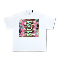 White Mom leopard Urban Heavy Tee - CowGirlArtShop