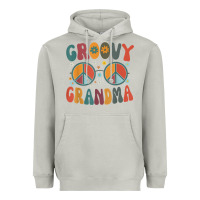 Moon Dust groovy grandma retro 70s peace sign design grandmother Heavyweight Hoodie - longCreatives