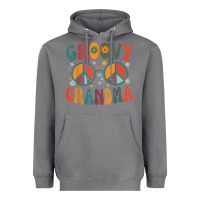 Storm groovy grandma retro 70s peace sign design grandmother Heavyweight Hoodie - longCreatives